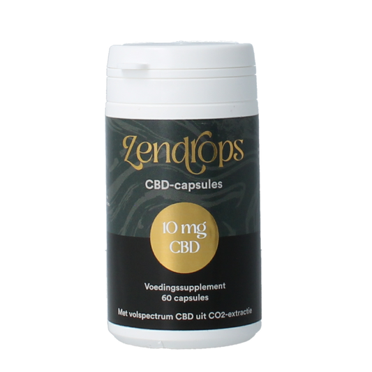 Zendrops CBD capsules 10mg 60 Softgels