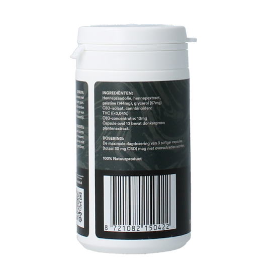 Zendrops CBD capsules 10mg 60 Capsules