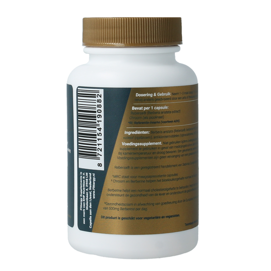 Fittergy Berberine optima MRC 60.00 Vegetarische capsules