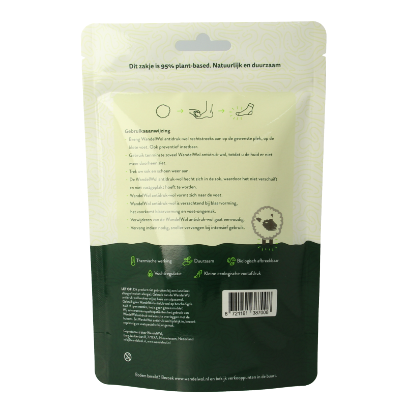 Wandelwol Antidruk-wol 10 Gram