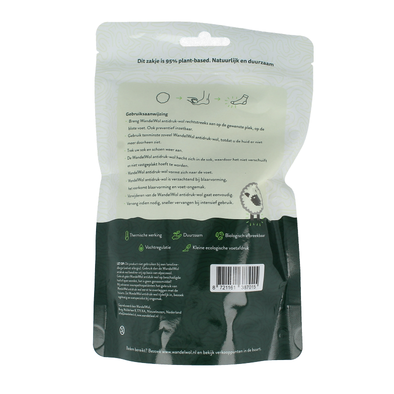 Wandelwol Antidruk-wol 20 Gram