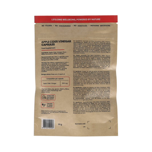 Goyu Appelazijn 500mg 60.00 Vegetarische capsules