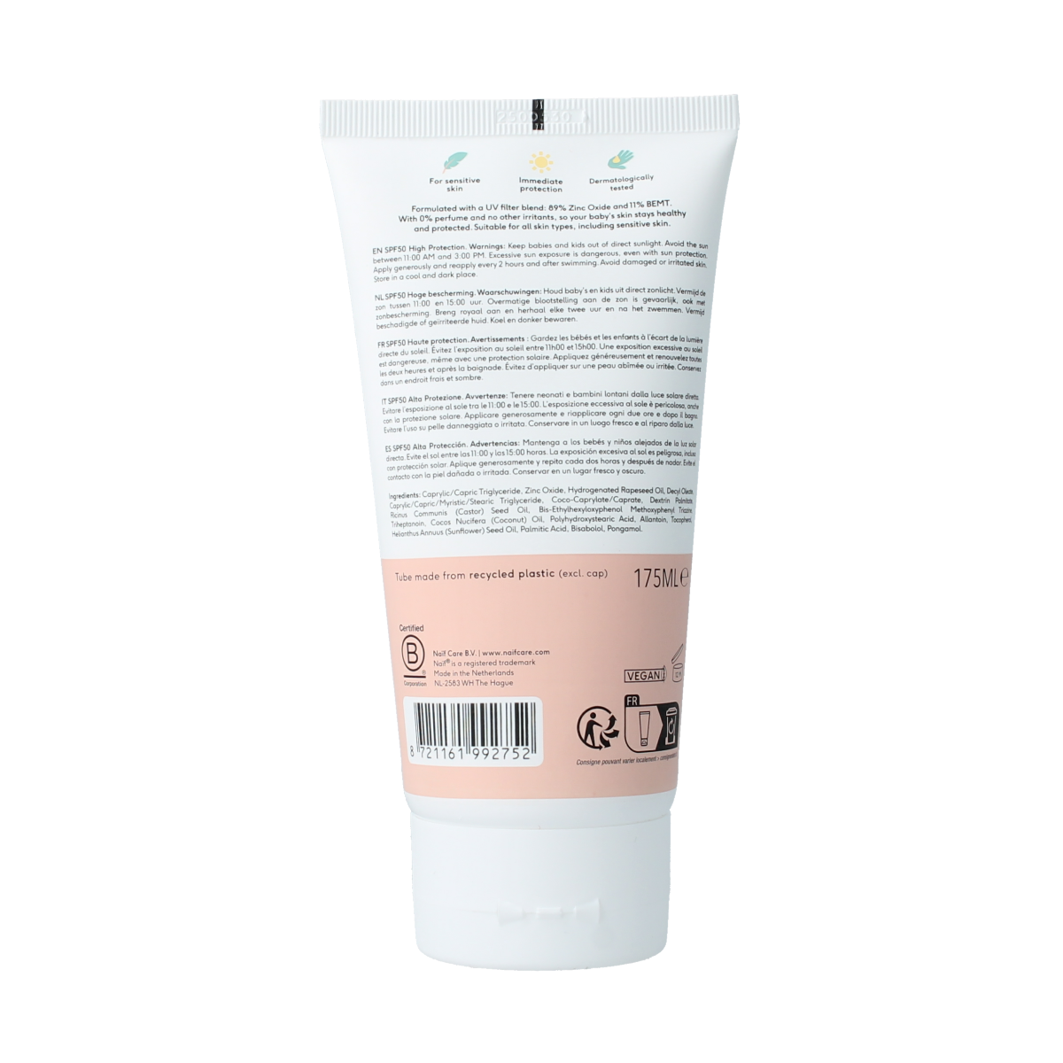 Naif Naif Zon Baby&Kids Mineral cream 0% SPF50 175.00 Milliliter