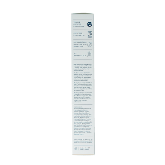 Smyle Tandpasta fresh mint zonder fluoride 80 Milliliter