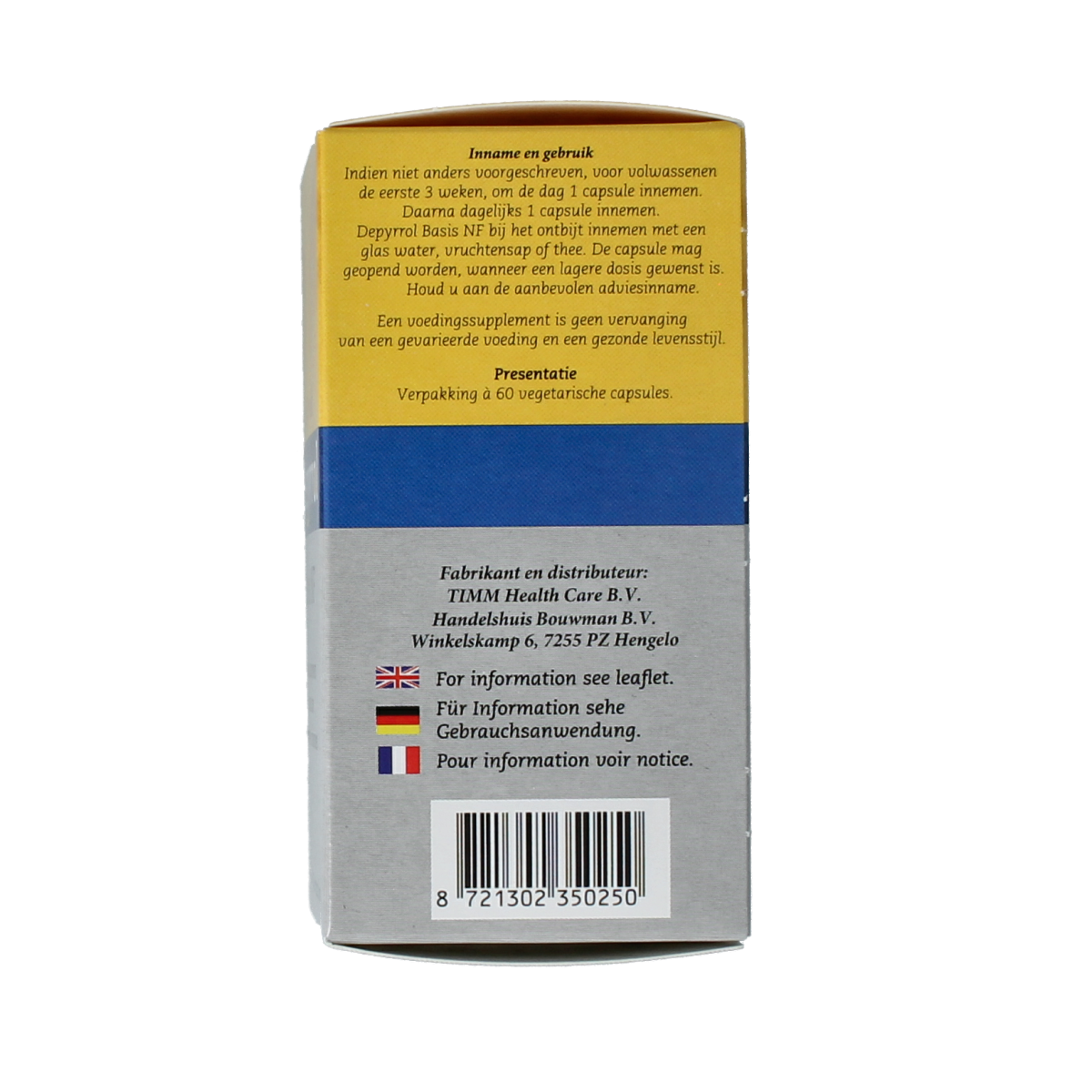 Depyrrol Basis NF 60.00 Capsules