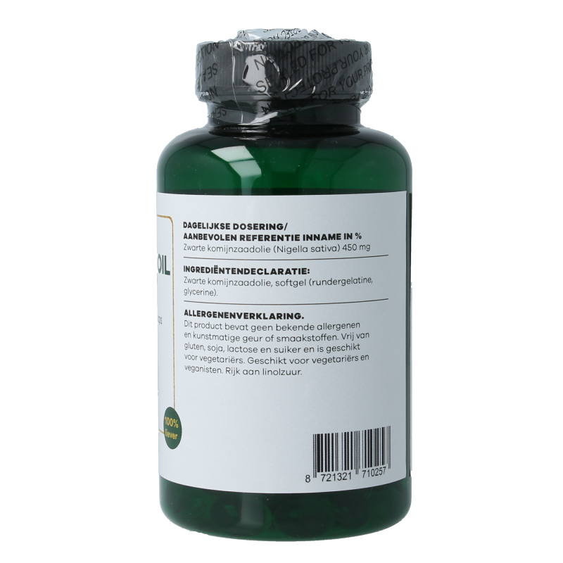 Liever Gezond Komijnzaadolie zwart 90 Vegetarische capsules