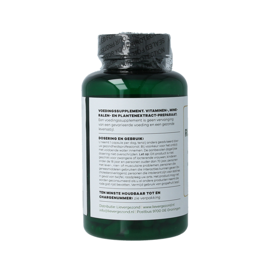 Liever Gezond Rode gist rijst complex Q10 60 Vegetarische capsules