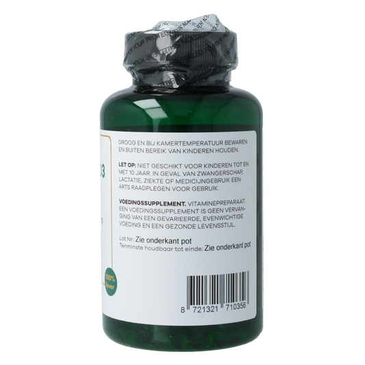 Liever Gezond Vitamine D3 75 mcg jaarrond levenslicht 365.00 Softgels
