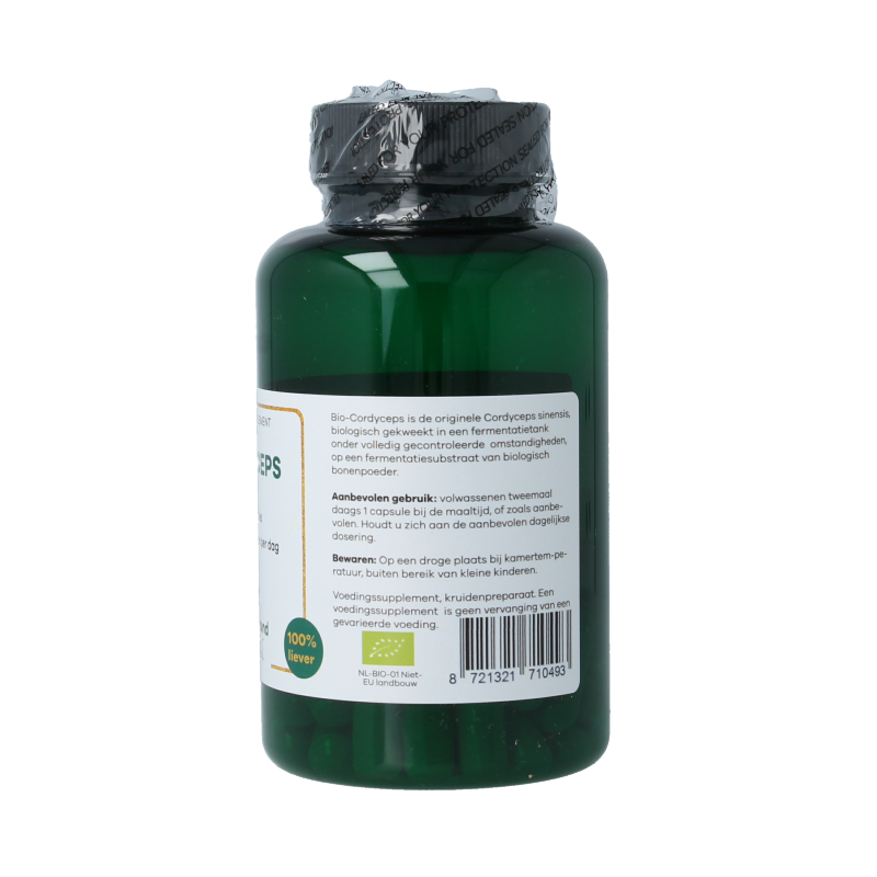 Liever Gezond Cordyceps 800mg organic 60 Vegetarische capsules
