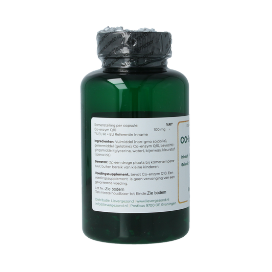 Liever Gezond Co-enzym Q10 100mg Vita hart slag 60 Softgels