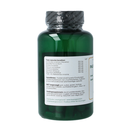 Liever Gezond Paddenstoelenmix 525mg bio 60 Vegetarische capsules