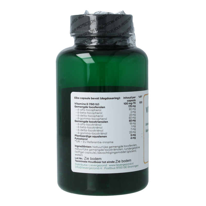 Liever Gezond Vitamine E T8 60 Vegetarische capsules