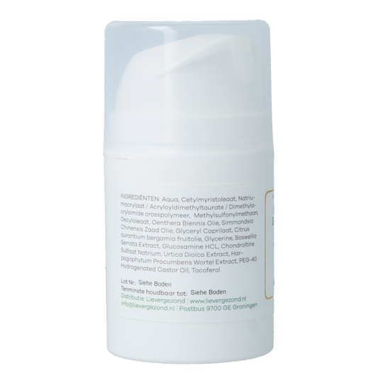 Liever Gezond Spier en gewrichtscreme 50 Gram