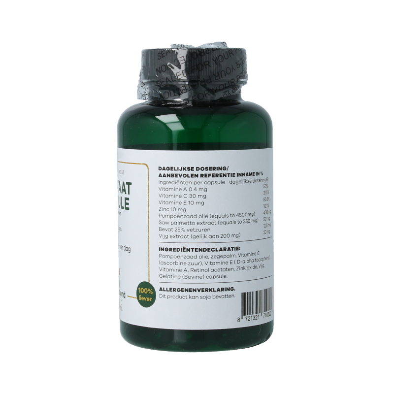 Liever Gezond Prostaat formule male support 90 Vegetarische capsules