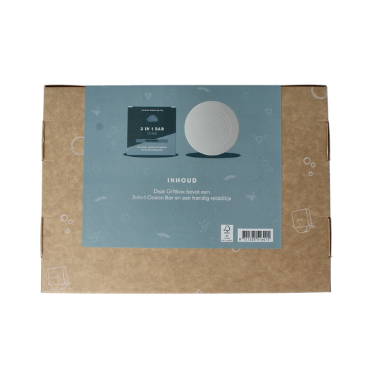 Shampoobars Giftbox voor de schoonste papa 1.00 Set