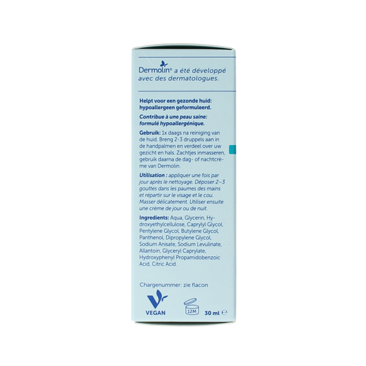 Dermolin Serum roodheid met pipet 30.00 Milliliter