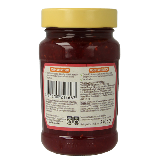 Cereal Fruit aardbei framboos suikervrij 270 Gram