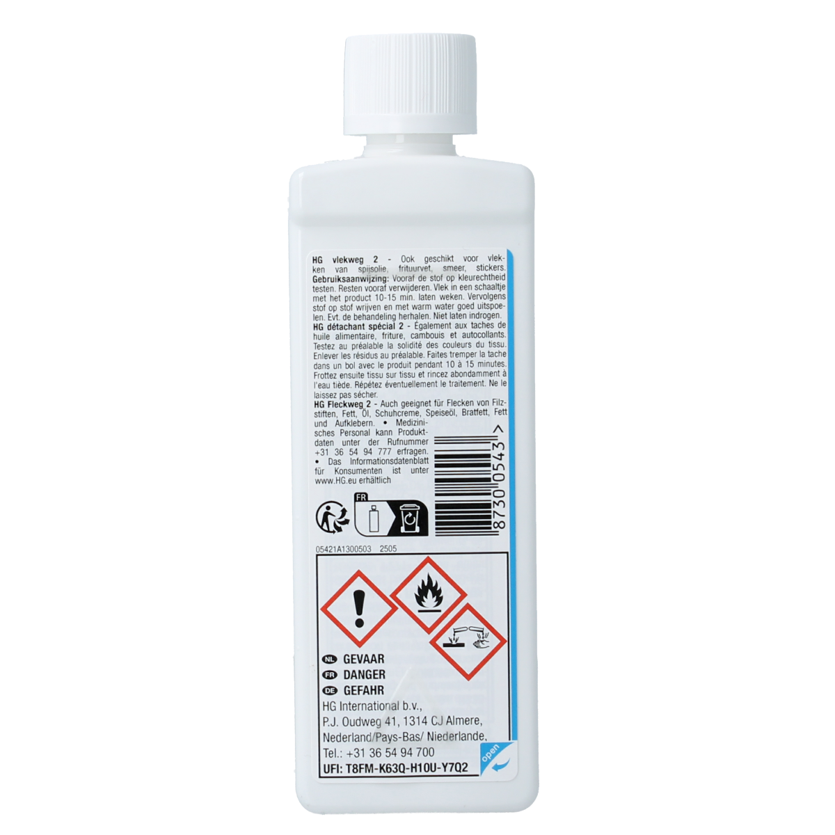 HG Vlekweg nr. 2 schoensmeer/viltstift/olie/vet 50.00 Milliliter