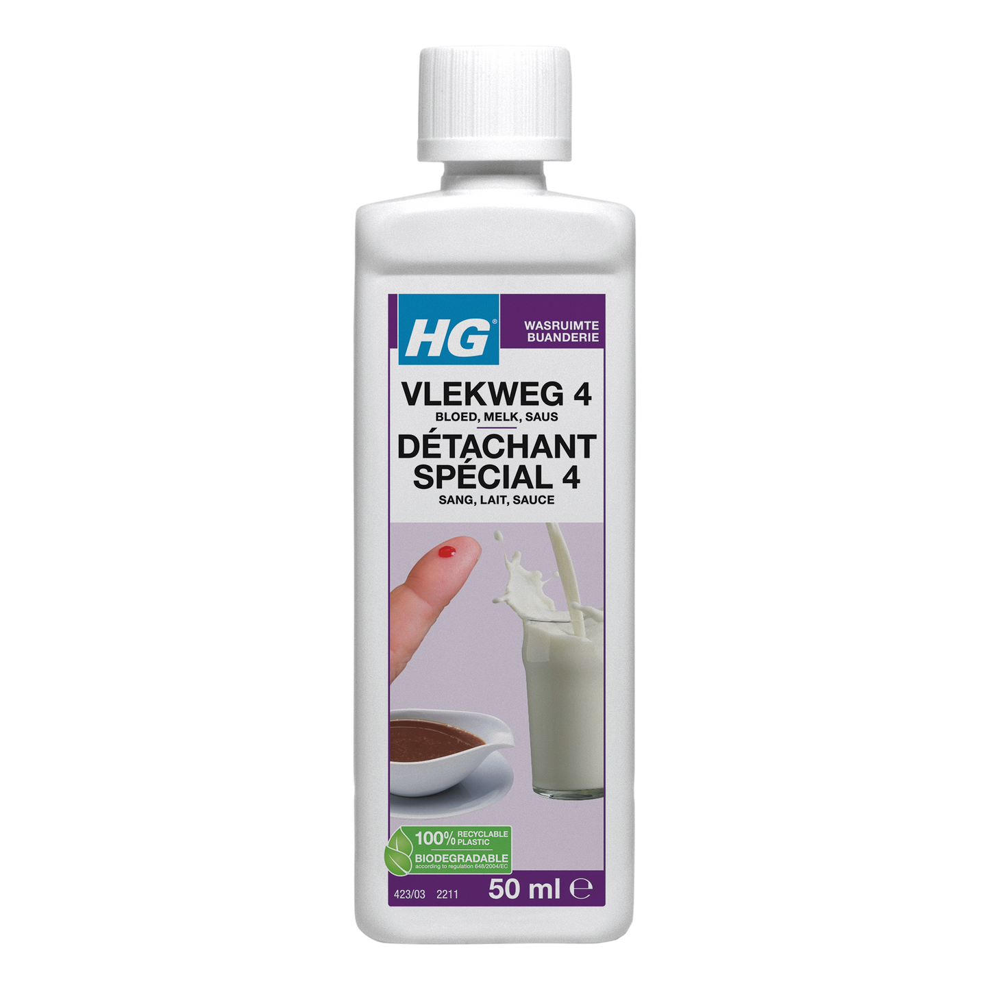 HG Vlekweg nr. 4 bloed/eiwit/saus 50 Milliliter