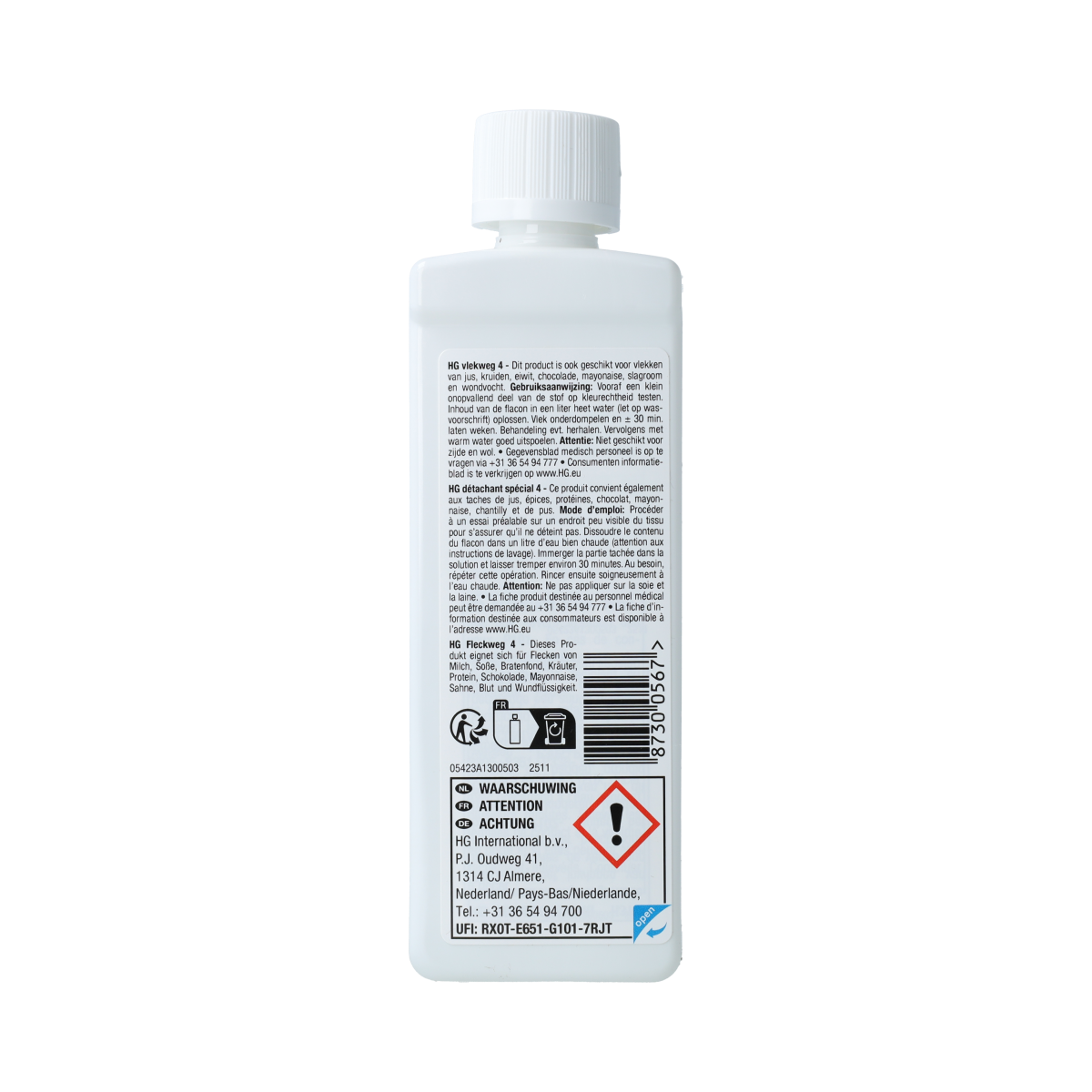 HG Vlekweg nr. 4 bloed/eiwit/saus 50.00 Milliliter
