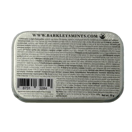 Barkleys Classic mints wintergreen 50 Gram