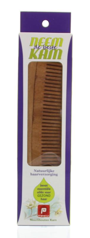 Holisan Neem houten kam recht fijn 1 Stuks