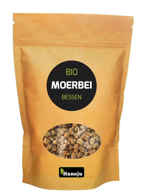 Hanoju Witte moerbei paperbag bio 250 Gram