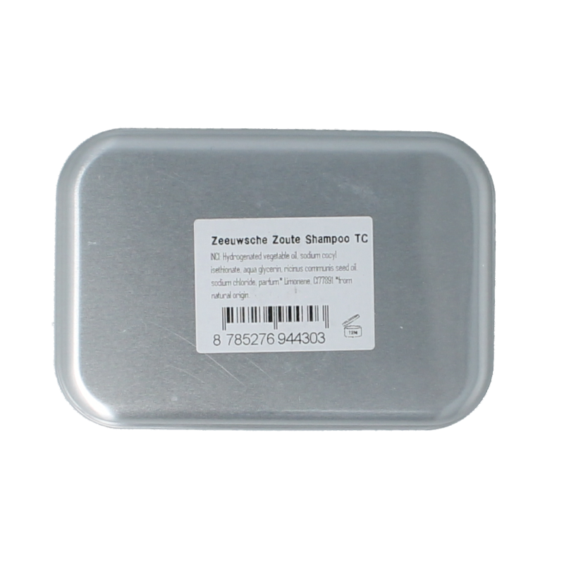 Zeeuwsche Zoute Shampoo bar in aluminium travel case 1 Stuks