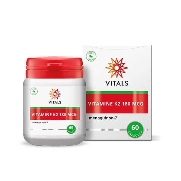 Vitals Vitamine K2 180mcg 60 Vegetarische capsules