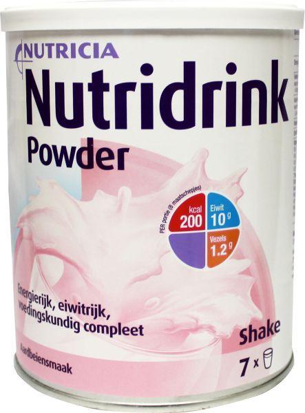 Nutridrink Aardbei poeder 335 Gram