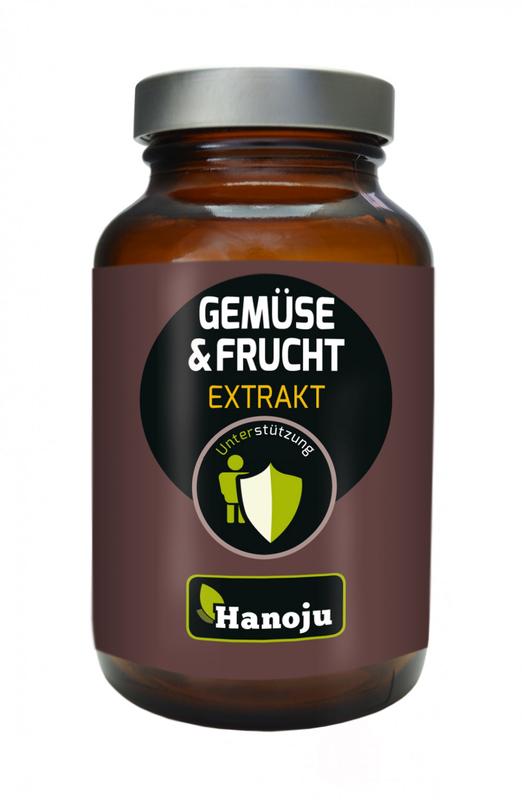 Hanoju Groente en fruit extract 500mg 90.00 Vegetarische capsules