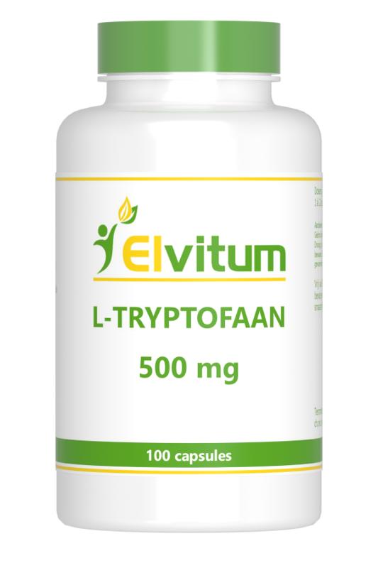 Elvitum L-Tryptofaan 100 Vegetarische capsules