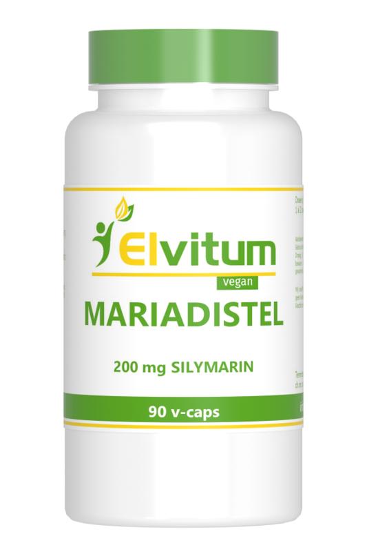 Elvitum Mariadistel 90 Vegetarische capsules