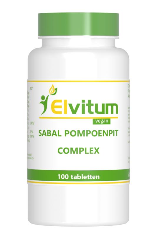 Elvitum Sabal pompoenpit complex 100.00 Tabletten