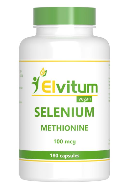 Elvitum Selenium methionine 100mcg 180.00 Vegetarische capsules