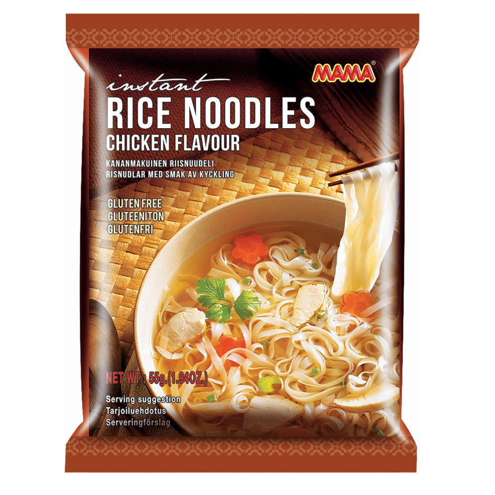 Mama Instant noedels kipsmaak glutenvrij 55.00 Gram