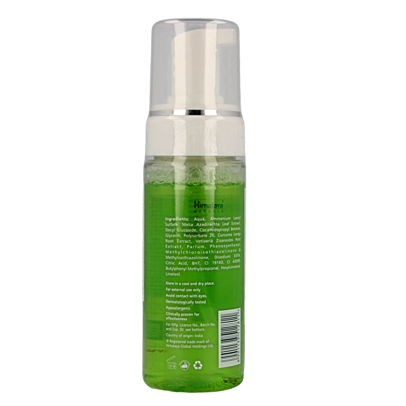 Himalaya Herbals neem foam facewash 150 Milliliter