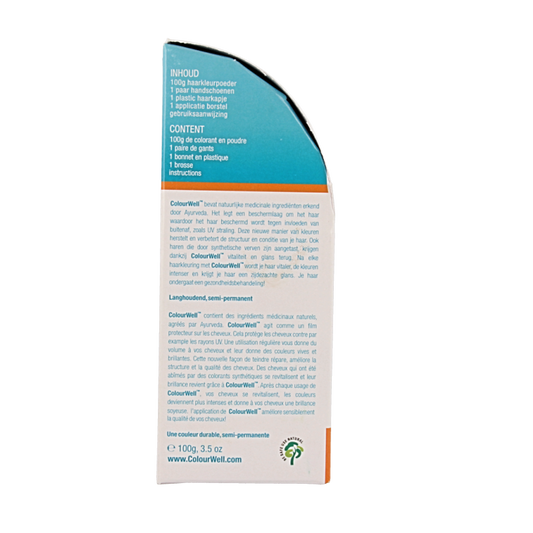 Colourwell 100% Natuurlijke haarkleur koper rood 100 Gram
