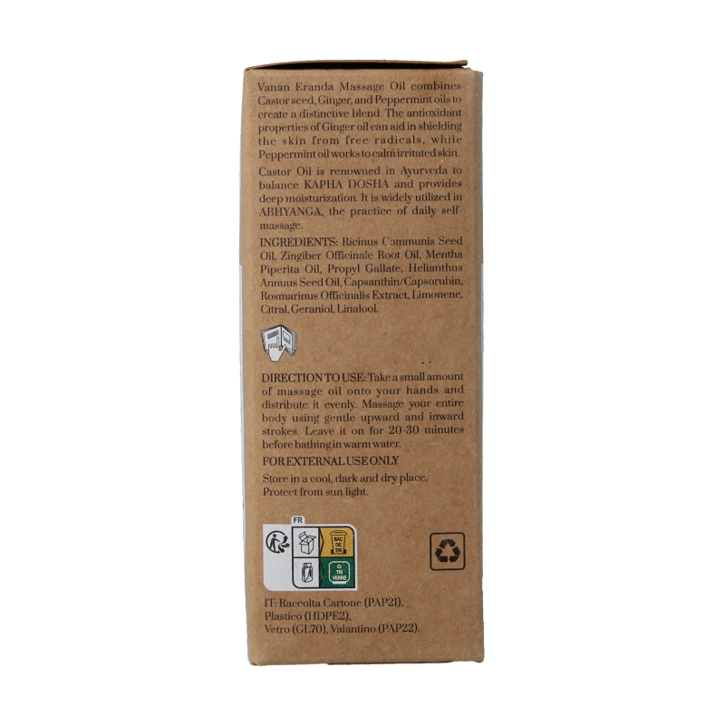 Vanan Eranda massage oil 90 Milliliter