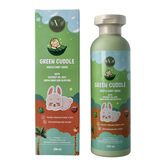 Vanan Green cuddle baby wash gentle 200 Milliliter