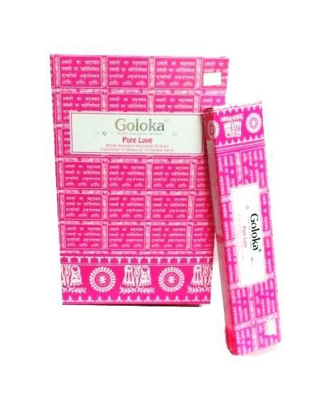 Goloka Wierookstokjes pure love 15.00 Gram