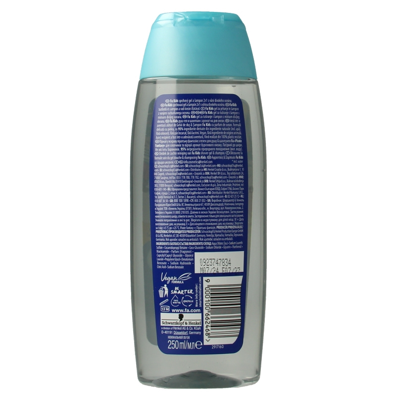 FA Kids douche & shampoo piraat 250 Milliliter