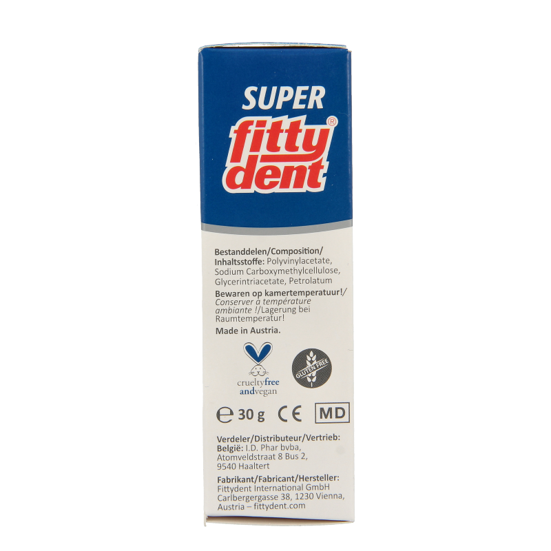 Fittydent Kleefstrips voor onderprothesen 15 Stuks