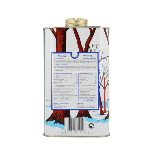 Madal Bal Ahornsiroop C+ bio 1.00 Liter
