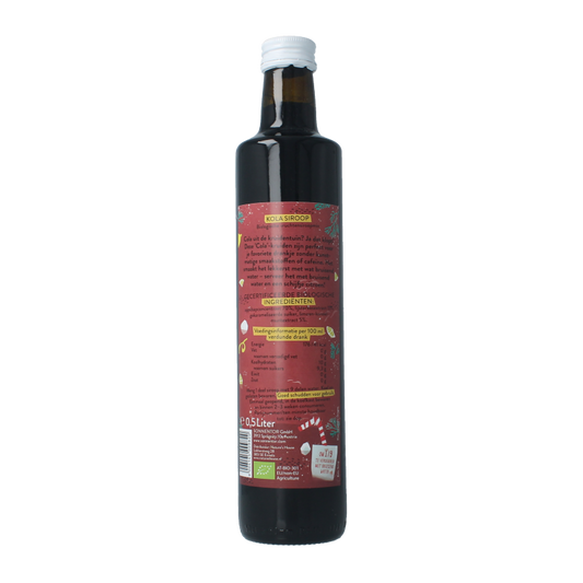 Sonnentor Kola cafeinevrij siroop alcoholvrij bio 500 Milliliter