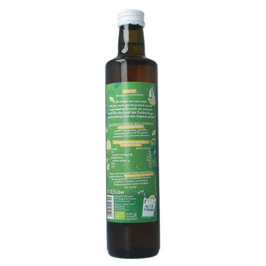 Sonnentor Mojito mocktail siroop alcoholvrij bio 500.00 Milliliter