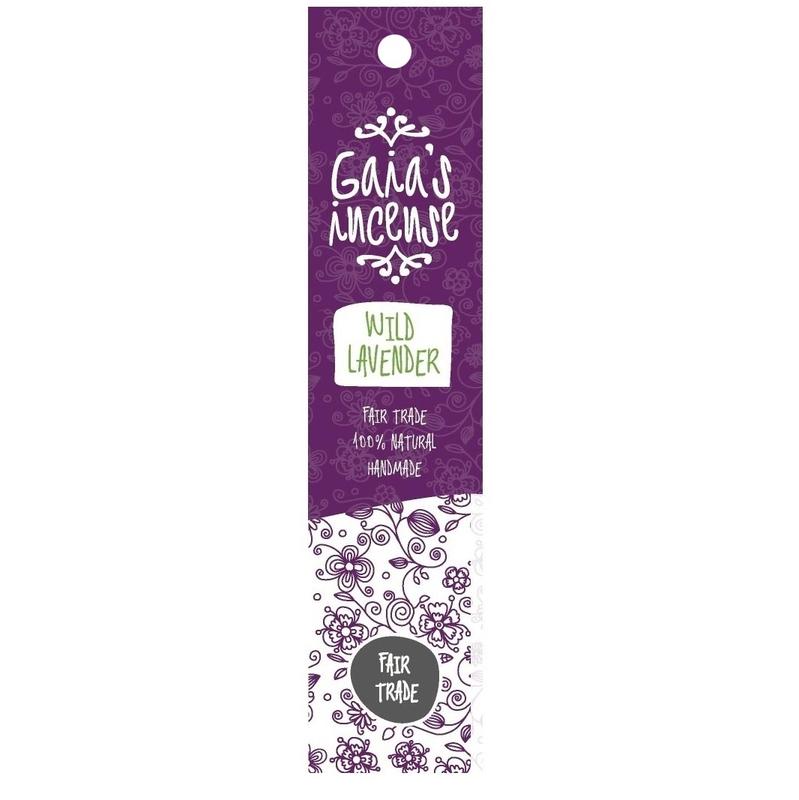 Gaia's Incense Wierook wild lavender 15.00 Stuks