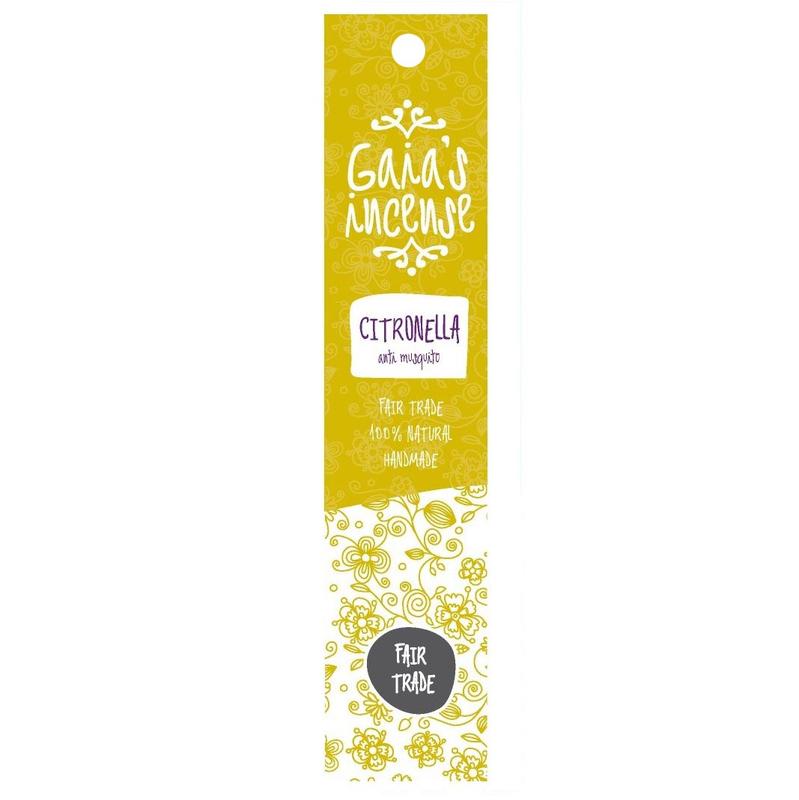 Gaia's Incense Wierook citronella 15 Stuks
