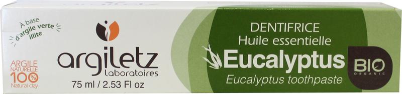 Argiletz Tandpasta eucaluptus 75.00 Milliliter