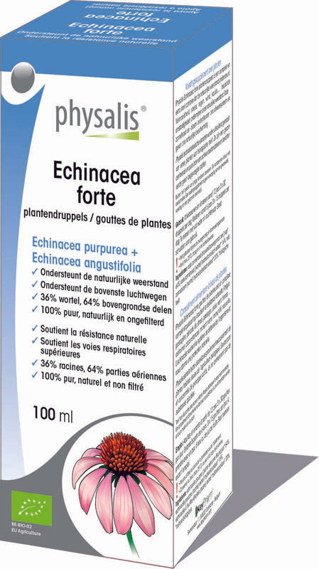 Physalis Echinacea forte plantendruppels bio 100 Milliliter